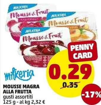 PENNY Milkeria - Mousse & Fruit Cherry 125 G(ml) offerta