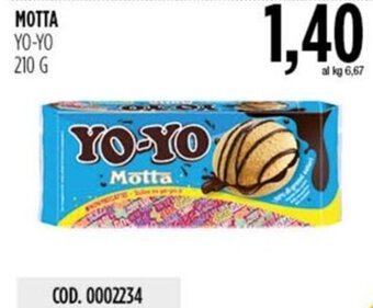 Carico Cash & Carry MOTTA YO-YO 210 G offerta