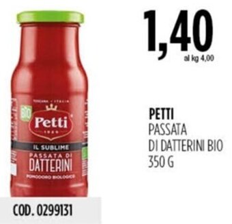 PETTI PASSATA DI DATTERINI BIO 350 G