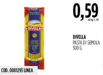 Carico Cash & Carry DIVELLA PASTA DI SEMOLA 500 G offerta