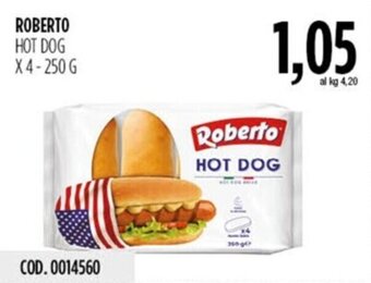 Carico Cash & Carry ROBERTO HOT DOG X4-250 G offerta