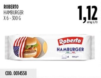 Carico Cash & Carry ROBERTO HAMBURGER X 6-300 G offerta