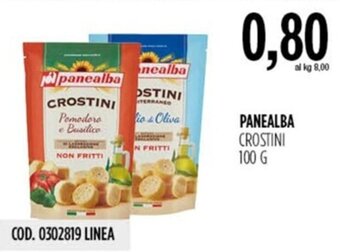 Carico Cash & Carry PANEALBA CROSTINI 100 G offerta