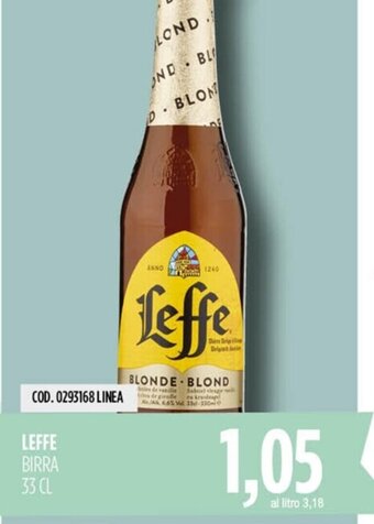 Carico Cash & Carry LEFFE BIRRA 33 CL offerta