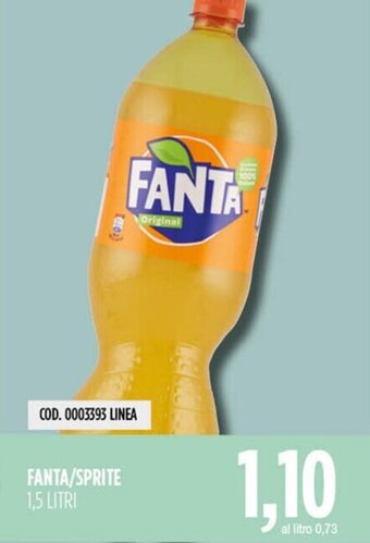 Carico Cash & Carry FANTA/SPRITE 1,5 LITRI offerta