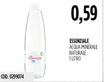 Carico Cash & Carry ESSENZIALE ACQUA MINERALE NATURALE 1 LITRO offerta