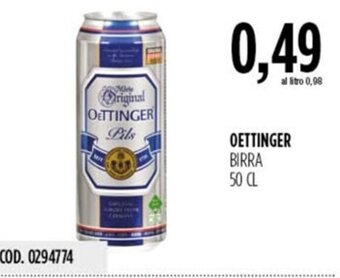 Carico Cash & Carry OETTINGER BIRRA 50 CL offerta