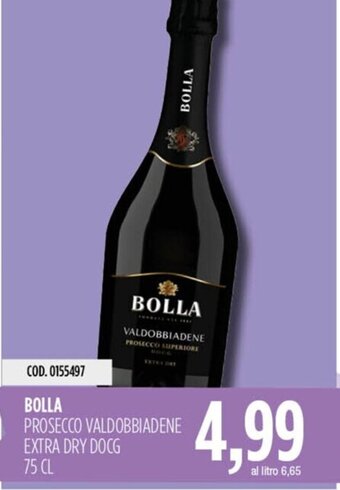 Carico Cash & Carry BOLLA PROSECCO VALDOBBIADENE EXTRA DRY DOCG 75 CL offerta