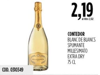 Carico Cash & Carry CONTEDOR BLANC DE BLANCS SPUMANTE MILLESIMATO EXTRA DRY 75 CL offerta