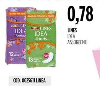 Carico Cash & Carry LINES IDEA ASSORBENTI offerta