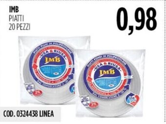 Carico Cash & Carry IMB PIATTI 20 PEZZI offerta
