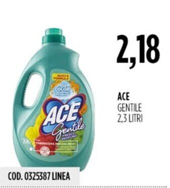 Carico Cash & Carry ACE GENTILE 2,3 LITRI offerta