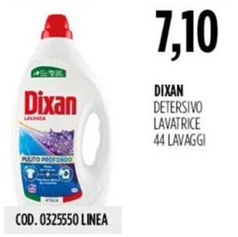 Carico Cash & Carry DIXAN DETERSIVO LAVATRICE 44 LAVAGGI offerta
