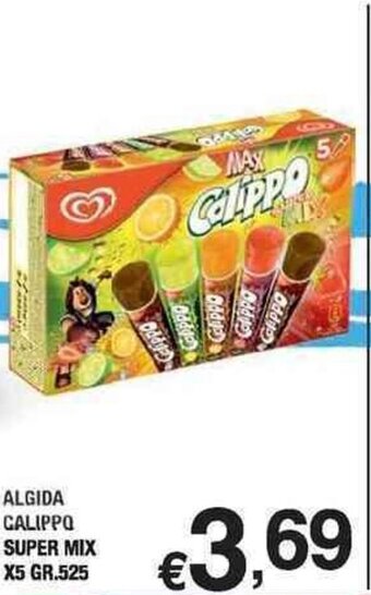 Orizzonte Supermercati ALGIDA CALIPPO SUPER MIX X5 GR.525 offerta