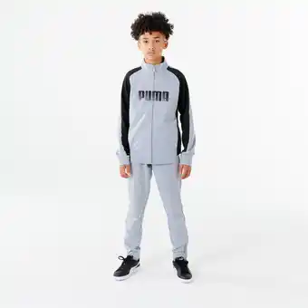 Decathlon Tuta bambino ginnastica puma traspirante grigia offerta