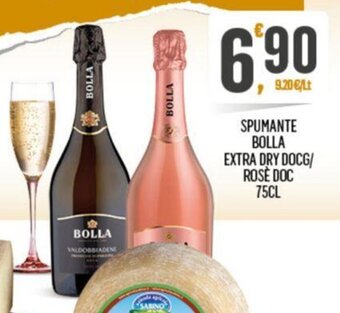 Despar SPUMANTE BOLLA EXTRA DRY DOCG/ ROSE DOC 75CL offerta