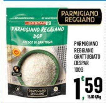 Despar PARMIGIANO REGGIANO GRATTUGIATO DESPAR 100G offerta