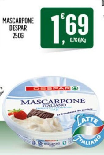 Despar MASCARPONE DESPAR 250G offerta