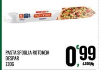 Despar PASTA SFOGLIA ROTONDA DESPAR 230G offerta