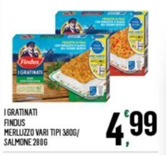 Despar I GRATINATI FINDUS MERLUZZO VARI TIPI 380G/ SALMONE 280G offerta