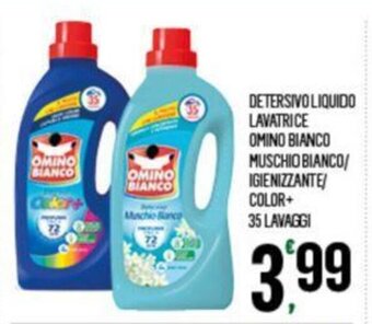 Despar DETERSIVO LIQUIDO LAVATRICE OMINO BIANCO MUSCHIO BIANCO/ IGIENIZZANTE/ COLOR+ 35 LAVAGGI offerta