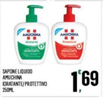 Despar SAPONE LIQUIDO AMUCHINA IDRATANTE/PROTETTIVO 250ML offerta