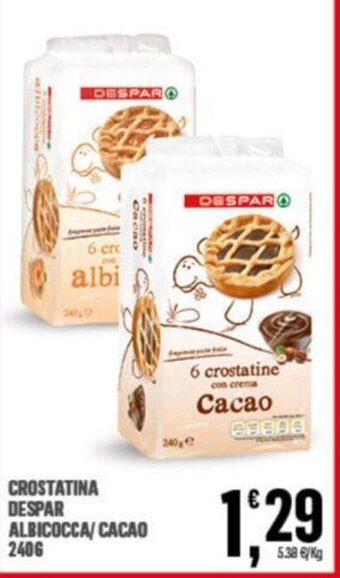 Despar CROSTATINA DESPAR ALBICOCCA/ CACAO 240G offerta