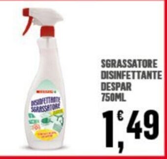 Despar SGRASSATORE DISINFETTANTE DESPAR 750ML offerta