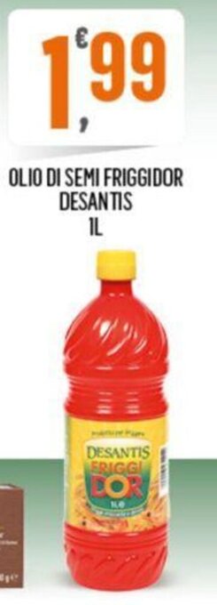 Despar OLIO DI SEMI FRIGGIDOR DESANTIS 1L offerta
