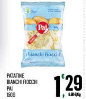 Despar PATATINE BIANCHI FIOCCHI PAI 150G offerta
