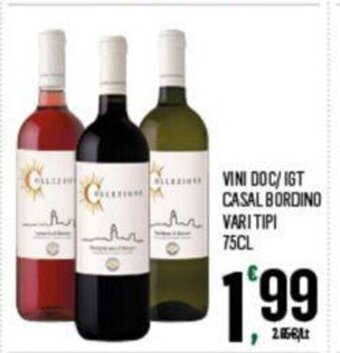 Despar VINI DOC/IGT CASAL BORDINO VARI TIPI 75CL offerta