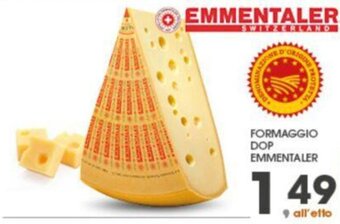 Eurospar FORMAGGIO DOP EMMENTALER offerta