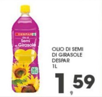 Eurospar OLIO DI SEMI DI GIRASOLE DESPAR 1L offerta