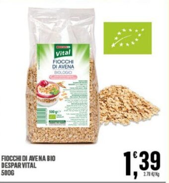 Eurospar FIOCCHI DI AVENA BIO DESPAR VITAL 500G offerta