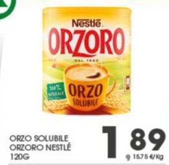 Eurospar ORZO SOLUBILE ORZORO NESTLÉ 120G offerta