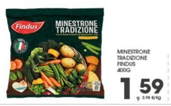 Eurospar MINESTRONE TRADIZIONE FINDUS 400G offerta