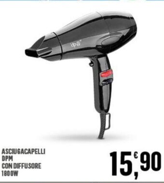 Eurospar ASCIUGACAPELLI DPM CON DIFFUSORE 1800W offerta