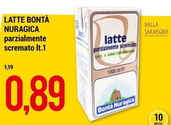 LATTE BONTÀ NURAGICA parzialmente scremato It.1
