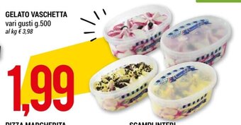 Hardis GELATO VASCHETTA vari gusti g.500 offerta