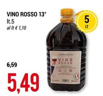 VINO ROSSO 13° It.5