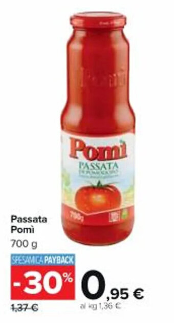 Carrefour Market Passata Pomi 700g offerta