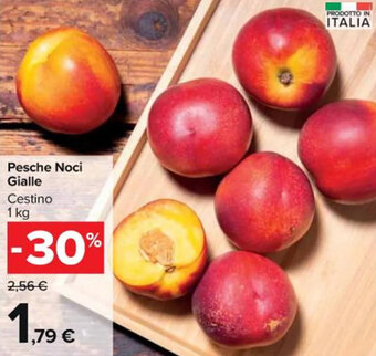 Carrefour Market Pesche Noci Gialle Cestino 1 kg offerta