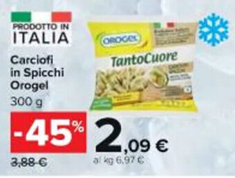 Carrefour Market Carciofi in Spicchi Orogel 300 g offerta