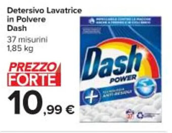 Carrefour Market Detersivo Lavatrice in Polvere Dash 37 misurini 1,85 kg offerta