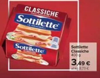 Carrefour Market Sottilette Classiche 400 g offerta