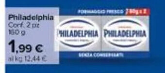 Carrefour Market Philadelphia Conf. 2 pz 160g offerta