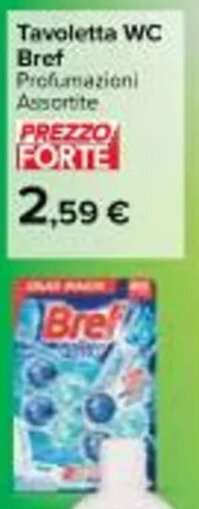 Carrefour Market Tavoletta WC Bref Profumazioni Assortite offerta