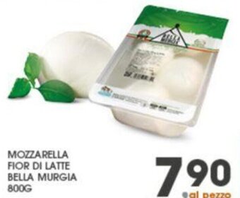 Eurospar MOZZARELLA FIOR DI LATTE BELLA MURGIA 800G offerta