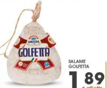 Eurospar SALAME GOLFETTA offerta