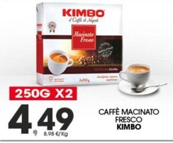 CAFFÈ MACINATO FRESCO KIMBO